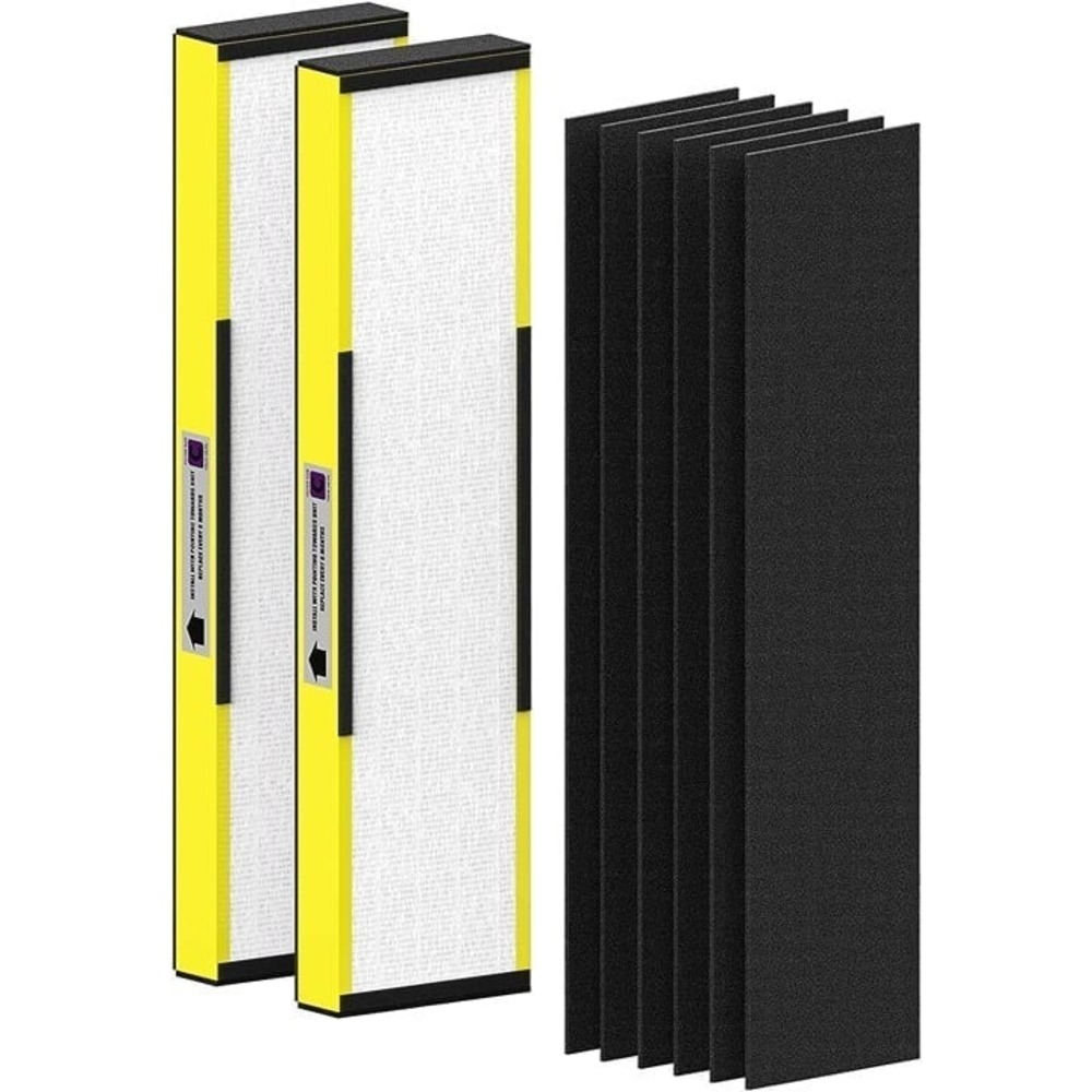 GermGuardian FLT5000 HEPA Filter C 2‑Pack Fits AC5000 AC5250PT AC5350B Purifier